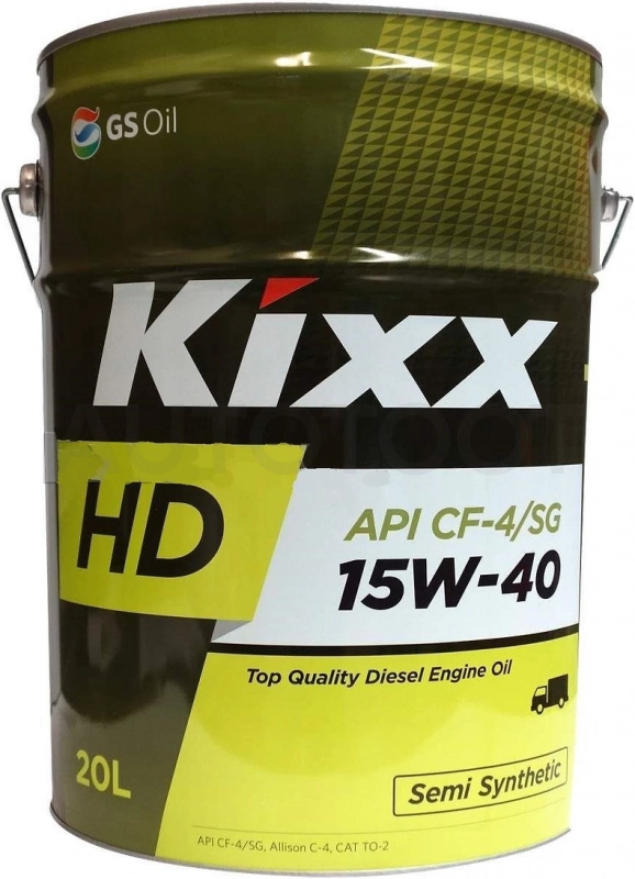 15W-40 KIXX HD Масло моторное полусинтетика 20л (DYNAMIC 15W-40) CF-4/SG