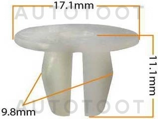 Клипса 90189-06006 -KJ310 Masuma для TOYOTA COROLLA, NISSAN WINGROAD, NISSAN TINO, NISSAN TEANA, NISSAN SUNNY, NISSAN SKYLINE, NISSAN PULSAR, NISSAN PRIMERA, NISSAN PRESAGE, NISSAN MARCH, NISSAN ELGRA