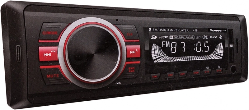 Pioneer Автомагнитола Pioneer.ok 418 с Bluetooth - Артикул 418PIONEEROK - Производитель Pioneer - Фото, Отзывы, Цены