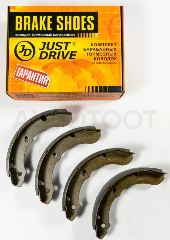 Колодки тормозные барабанные - Артикул JBS0134 - Производитель Just Drive - Фото, Отзывы, Цены