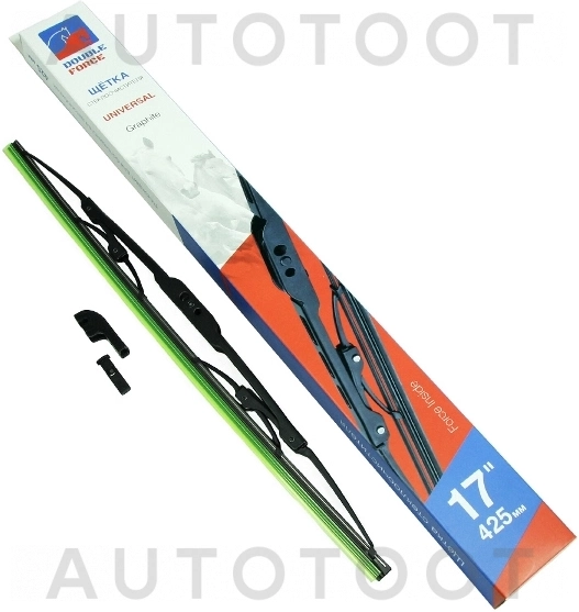 Щетка стеклоочистителя каркасная 430мм (17") DOUBLE FORCE - Артикул DFM17 - Производитель Double Force - Фото, Отзывы, Цены