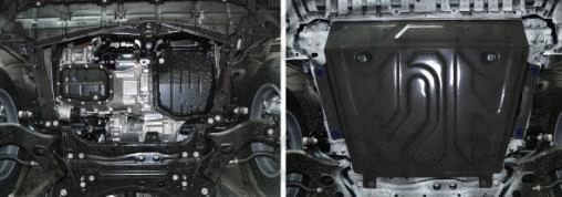 Защита двигателя металлическая, увеличенная -111057691 Автоброня для TOYOTA RAV4