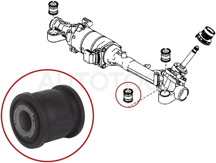 Сайлентблок рулевой рейки Mazda 6 07-12 / Atenza 07-12 - Артикул STG33S32123B - Производитель Sat - Фото, Отзывы, Цены