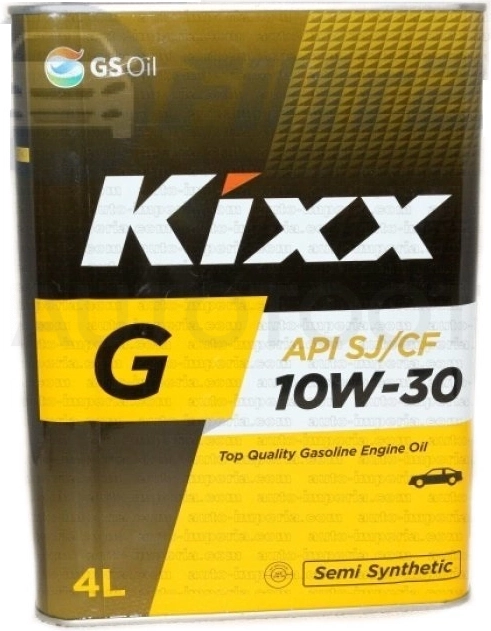 10W-30 KIXX G Масло моторное полусинтетика 4л (GOLD 10W-30) SJ