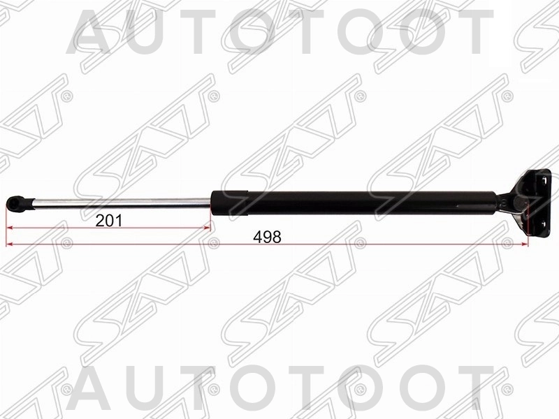 Амортизатор крышки багажника левый -ST5802A325 Sat для MITSUBISHI ASX