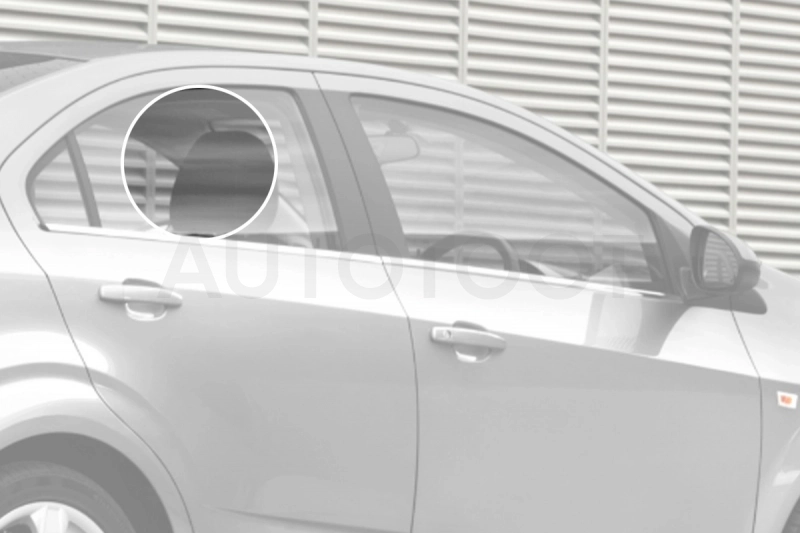 Стекло заднее правое опускное -  для CHEVROLET AVEO