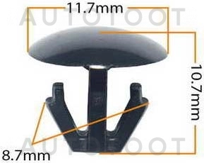 Клипса 91518-SM4-003 -KJ1066 Masuma для HONDA STREAM, HONDA LOGO, HONDA INTEGRA, HONDA CR-V