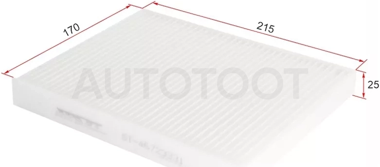 Фильтр салона FIAT DOBLO 00-15/PUNTO 99-12