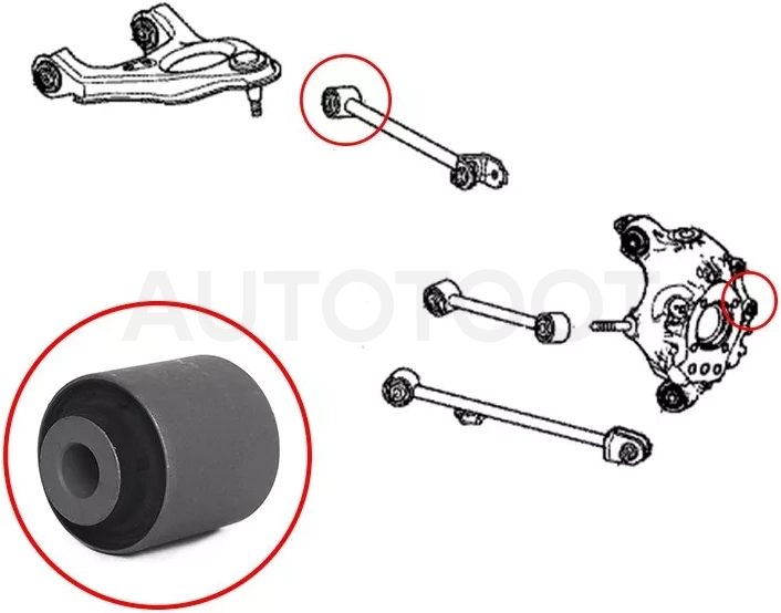 Сайлентблок Honda Accord 08-16 / Acura TSX 08-14 (Справа=Слева)