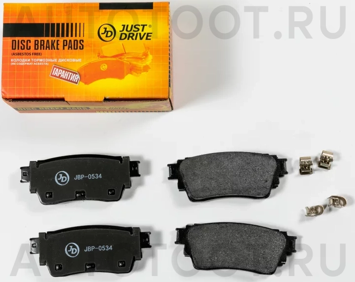 Колодки тормозные дисковые, задние - Артикул JBP0534 - Производитель Just Drive - Фото, Отзывы, Цены