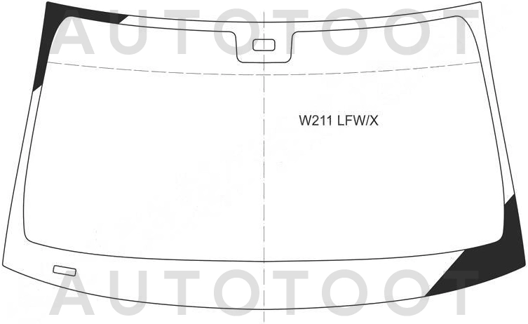 Стекло лобовое в клей -  для MERCEDES E-CLASS