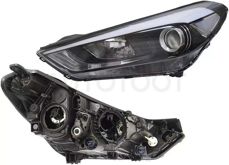 Фара Hyundai Tucson 15-19 (Слева/ Галоген/ С электрокорректором) - Артикул ST1211114L - Производитель Sat - Фото, Отзывы, Цены