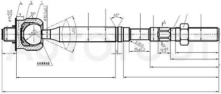 Тяга рулевая TOYOTA RAV4 05-/HARRIER 13-20/RUSH 17-/LEXUS NX 14-18 LH=RH