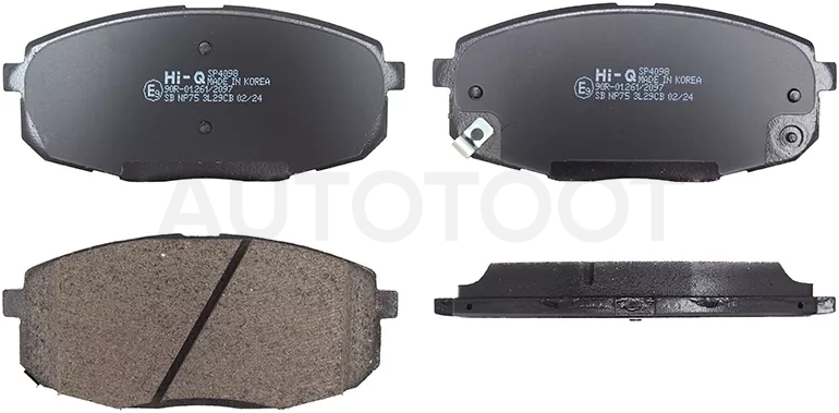 Колодки тормозные (Спереди) Hyundai Creta 15-20 / Kia Ceed 06-18 / Cerato 08-13 / Seltos 19-22 / Soul 13-16 / Hyundai i30 07-18 / Kia Carens 02-12 / ProCeed 06-12