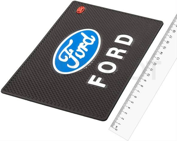Ford Коврик панели противоскользящий SW плоский с большой эмблемой 185*115*2мм - Артикул HX01FORD - Производитель TechWit - Фото, Отзывы, Цены