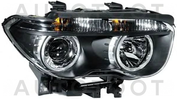 Фара правая (оригинал, ксенон, с белым указателем поворота) -  для BMW 7SERIES