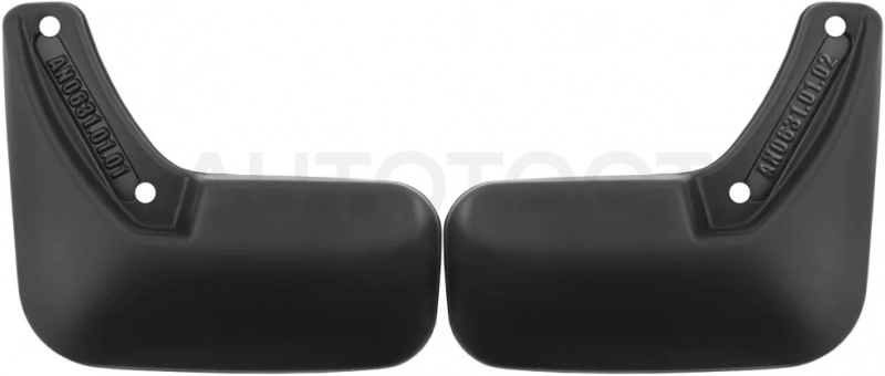 Брызговики передние для BAIC X55 2022 - 2 шт.(standard) / БАИК Х 55 / БАИК Х55