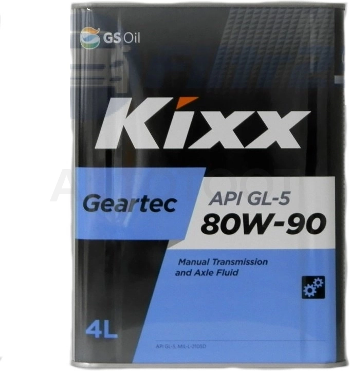 80W-90 KIXX GEARTEC GL-5 Масло трансмиссионное 4л