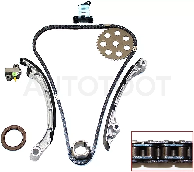 Комплект замены цепи ГРМ TOYOTA DYNA/TOYOACE/HIACE/HILUX 05- 1TRFE - Артикул TKTY350E - Производитель Sat - Фото, Отзывы, Цены