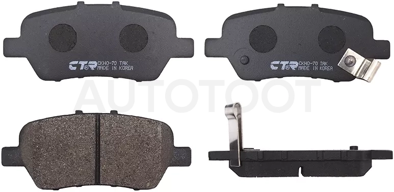 Колодки тормозные (Сзади) Honda Civic 11-17 / Stepwgn 05-09