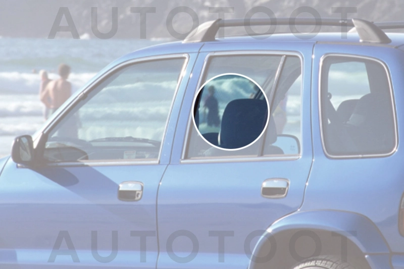 Стекло заднее левое опускное -  для KIA SPORTAGE