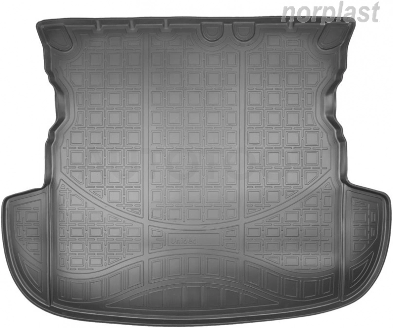 Коврик в багажник NORPLAST, черный, полиуретан без органайзера -  для MITSUBISHI OUTLANDER