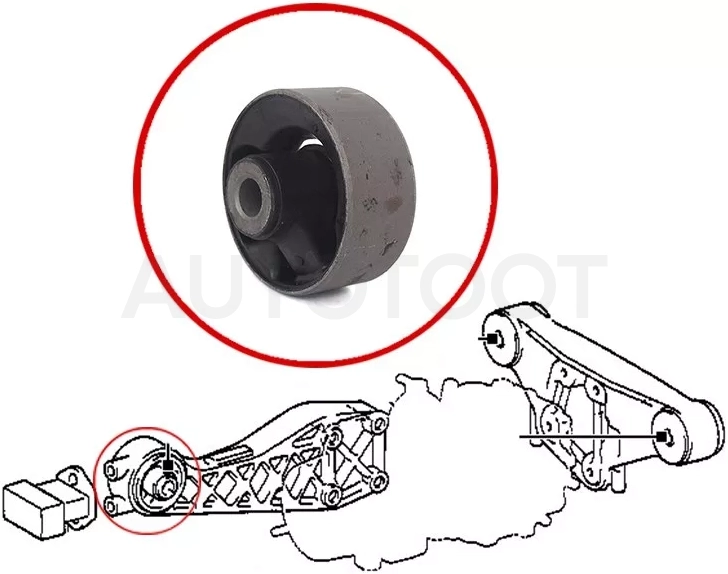 Сайлентблок редуктора Toyota Ipsum (SXM10,ACM20) 96-09 / Noah 01-13 - Артикул ST5238044010 - Производитель Sat - Фото, Отзывы, Цены