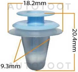 Клипса 62955-20040 -KJ486 Masuma для TOYOTA MARK 2, TOYOTA LAND CRUISER, TOYOTA CROWN