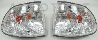 Указатель поворота угловой левый+правый (комплект, тюнинг, прозрачный, хрусталь) -  для BMW 7SERIES