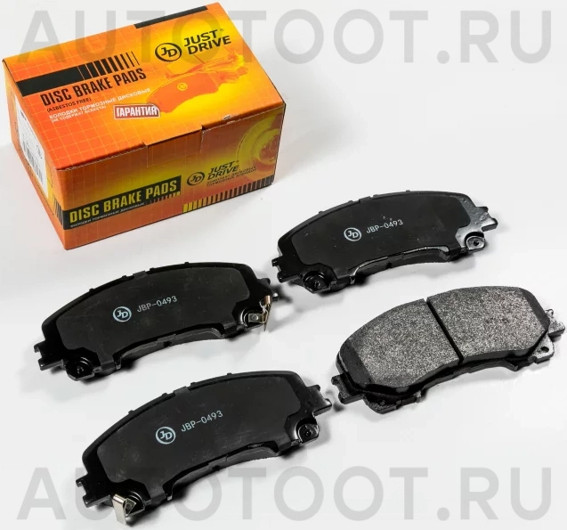 Колодки тормозные дисковые, передние - Артикул JBP0493 - Производитель Just Drive - Фото, Отзывы, Цены
