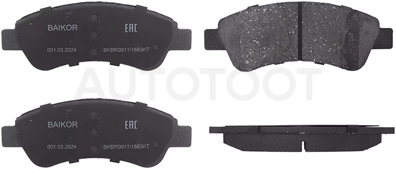 Колодки тормозные (Спереди) Citroen Berlingo 96-22 / C3 01- / C4 04-08 / Opel Corsa 19- / Peugeot 206 98-03 / 207 06-09 / 208 19- / 307 01-05