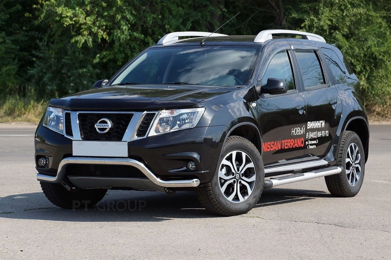 NISSAN Terrano 2014- Защита переднего бампера Ø63мм "Волна" (НПС) - Артикул 08060101 - Производитель PT Group - Фото, Отзывы, Цены