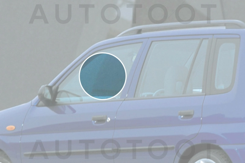 Стекло переднее левое опускное -  для MAZDA 2 (DEMIO)