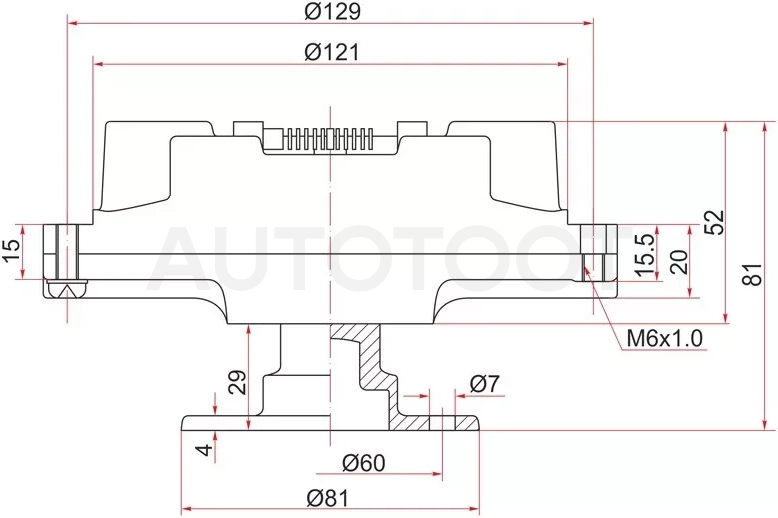 Вискомуфта VQ25DD