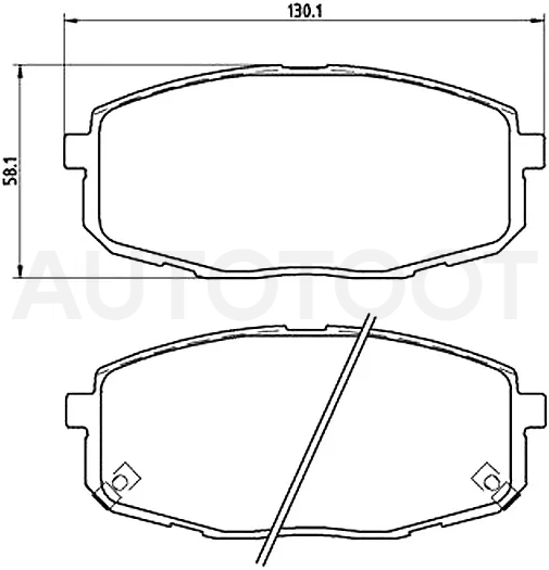 Колодки тормозные (Спереди) Hyundai Creta 15-20 / Kia Ceed 06-18 / Cerato 08-13 / Seltos 19-22 / Soul 13-16 / Hyundai i30 07-18 / Kia Carens 02-12 / ProCeed 06-12
