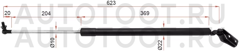 Амортизатор крышки багажника левый -STLC6263620F Sat для MAZDA MPV
