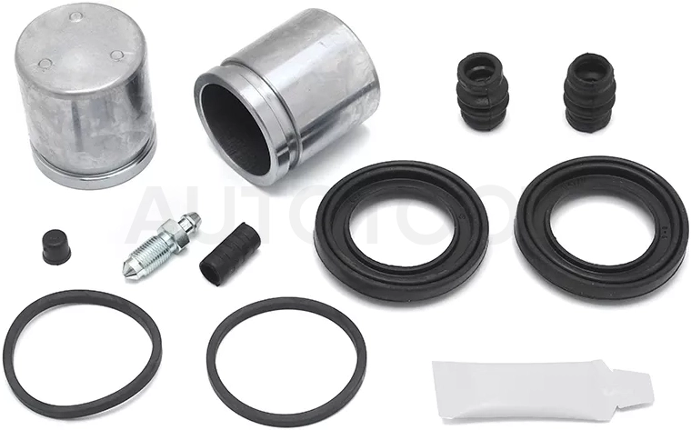 Ремкомплект суппорта перед + 2 поршня NISSAN PATHFINDER R51/NAVARA D40M/QASHQAI J10/MURANO Z50
