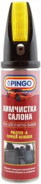 Химчистка салона. Аэрозольный баллон со щеткой - Артикул 850207 - Производитель Pingo - Фото, Отзывы, Цены