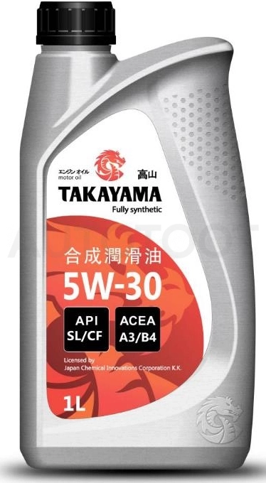 Масло моторное синтетическое TAKAYAMA 5W-30 SL/CF 1л - Артикул 605529 - Производитель TAKAYAMA - Фото, Отзывы, Цены