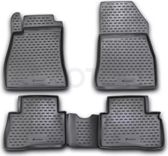 Коврики в салон NISSAN Juke, 2010-2014, 2014- клипса R/N 4 шт. (полиуретан) / Ниссан Жук