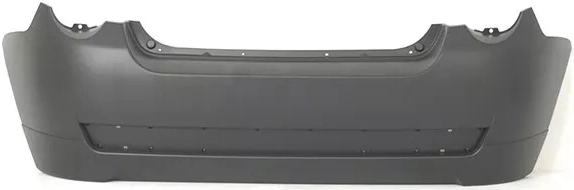 Бампер задний Chevrolet Aveo 05-11 / Daewoo Gentra 05-11 (Под молдинг(и)/ 5D HBK)
