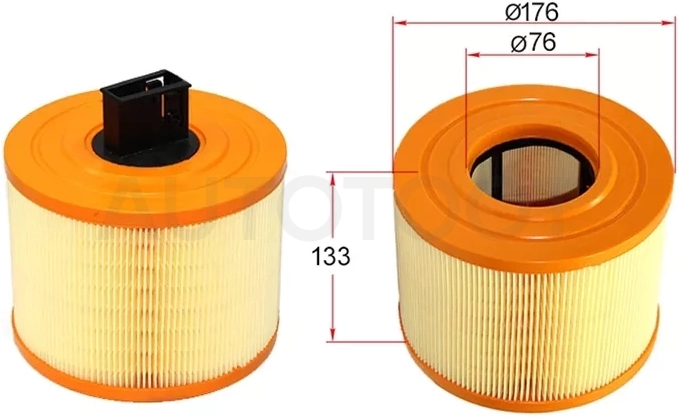Фильтр воздушный BMW 3-SERIES E90/91/92/93 05-13/1-SERIES E81/82/87/88 07-11/X1 E84 09-15
