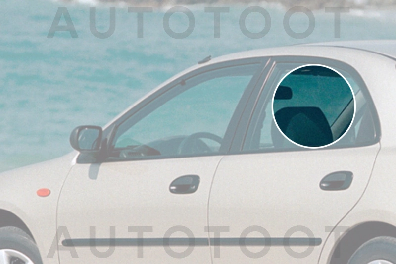 Стекло заднее левое опускное -  для MAZDA 626 (CAPELLA)