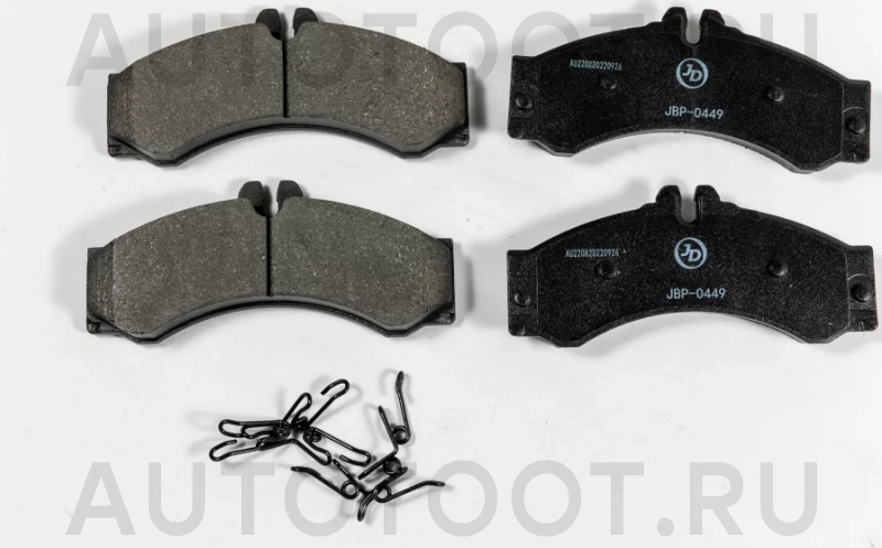 Колодки тормозные дисковые передние - Артикул JBP0449 - Производитель Just Drive - Фото, Отзывы, Цены