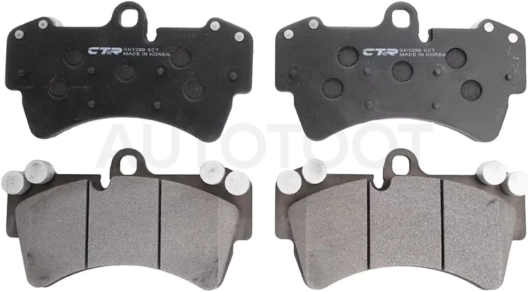 Колодки тормозные (Спереди) Audi Q7 05-15 / Volkswagen Touareg 02-10 - Артикул GK1299 - Производитель Ctr - Фото, Отзывы, Цены