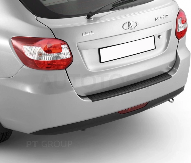 LADA Granta Лифтбек 2014-2017 Накладка на задний бампер (ABS) - Артикул LGR111303 - Производитель PT Group - Фото, Отзывы, Цены