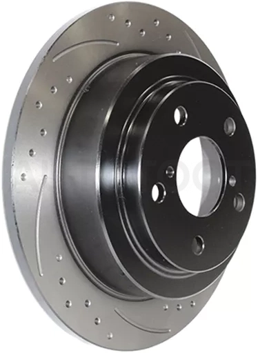 Комплект дисков тормозных задних перфорированных SUBARU IMPREZA/FORESTER/LEGACY 93-03