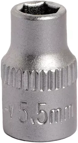Головка торцевая 1/4" шестигранная 5.5мм, пласт.подвес - Артикул ATAP050 - Производитель Airline - Фото, Отзывы, Цены