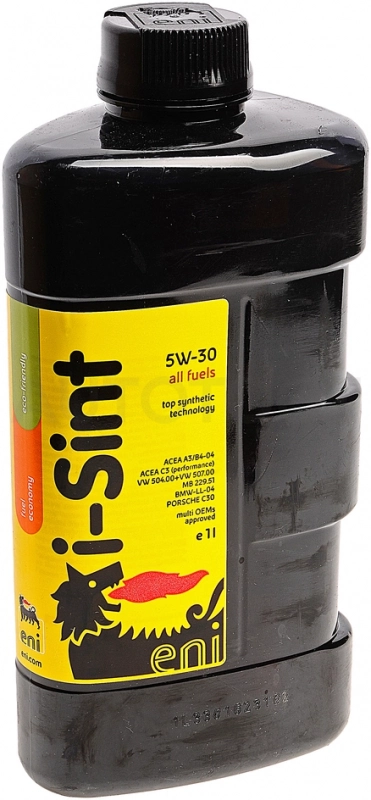 5W-30 ENI I-Sint A3/B4/C3 1л масло моторное синтетика - Артикул 8003699008274 - Производитель ENI - Фото, Отзывы, Цены