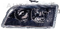 Фара левая (под корректор, внутри черная) -  для VOLVO S40, VOLVO V40